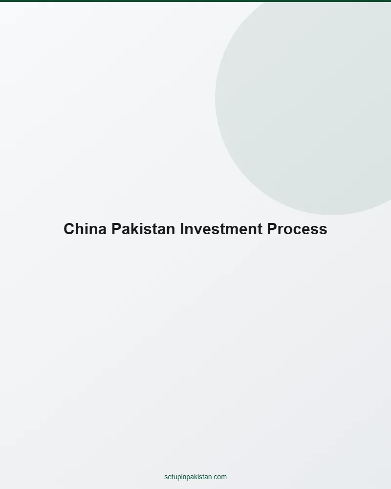 Invest in Pakistan from China — Company Registration Guide 2 2 Step-by-step infographic for Chinese investors registering company in Pakistan