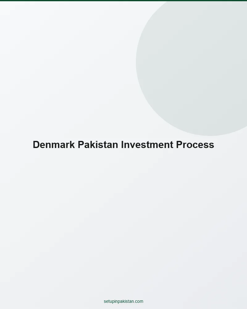 Invest in Pakistan from Denmark — Company Registration Guide 2 Step-by-step infographic for Danish investors registering company in Pakistan