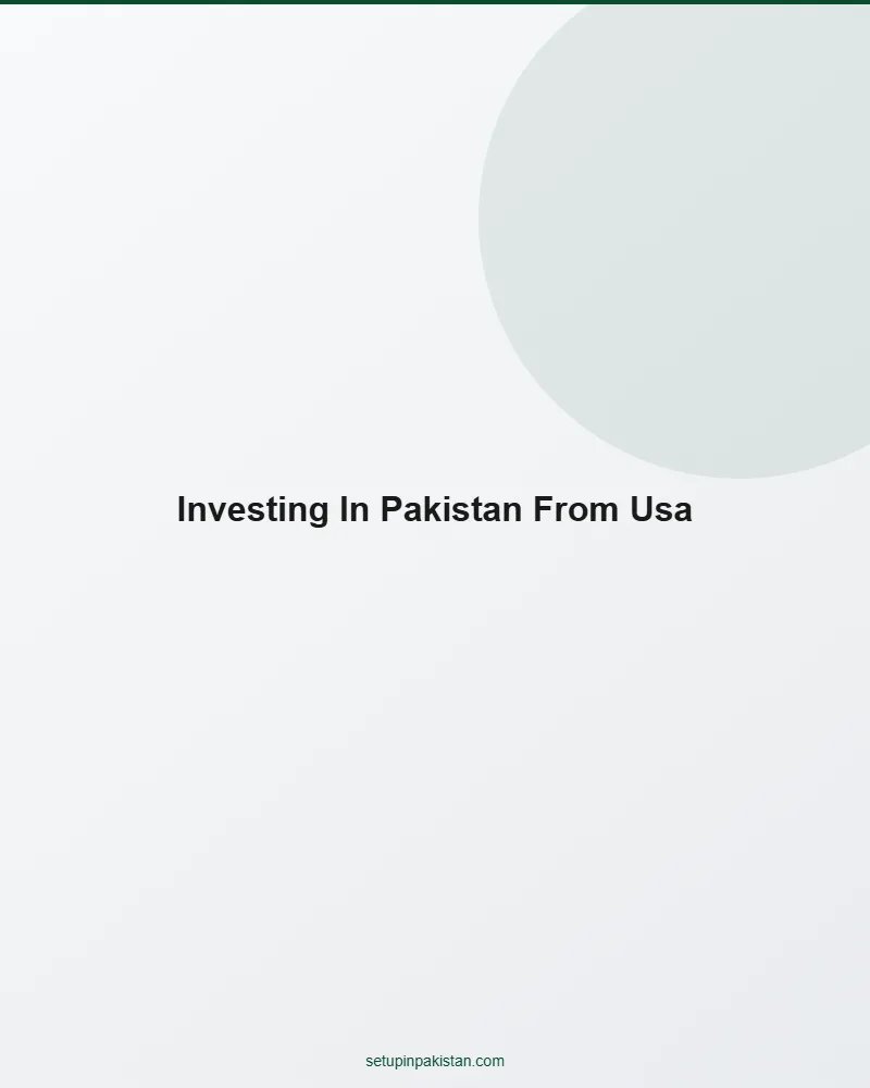 American Investors Guide to Pakistan — OFAC, Tax, Banking 2 Step-by-step infographic for american investors guide to pakistan