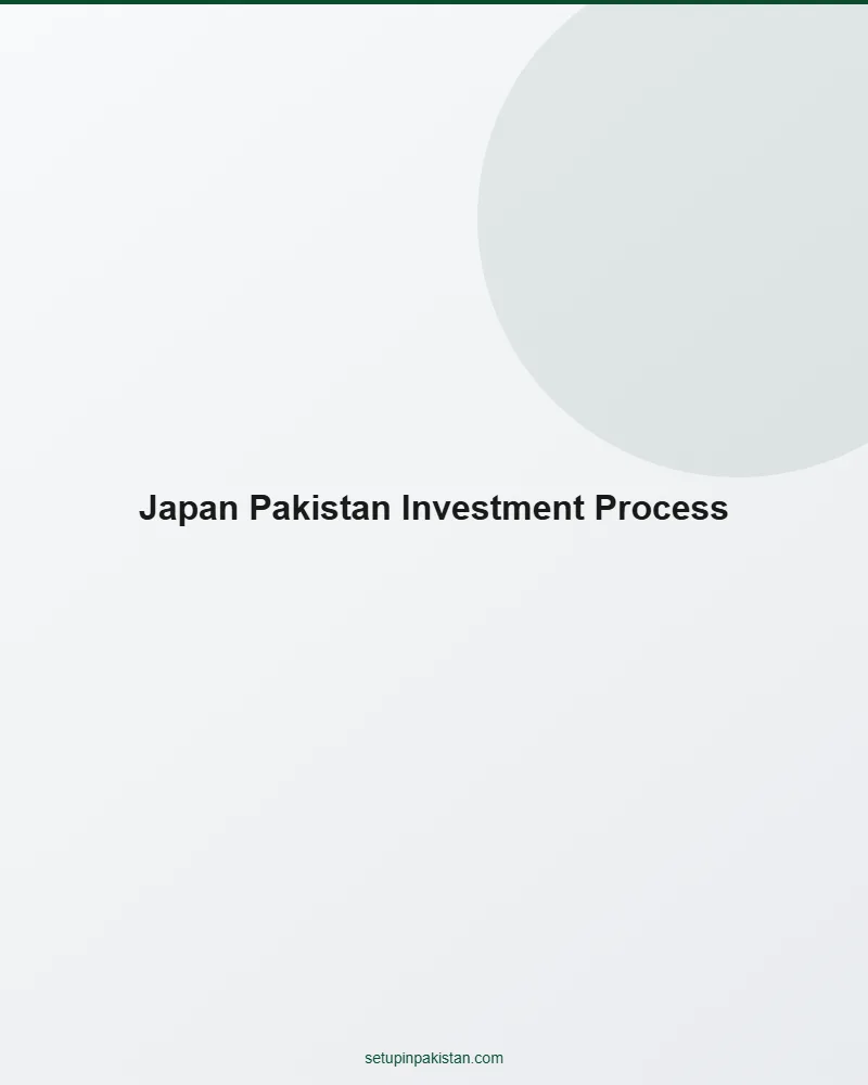Invest in Pakistan from Japan — Company Registration Guide 2 2 Step-by-step infographic for Japanese investors registering company in Pakistan