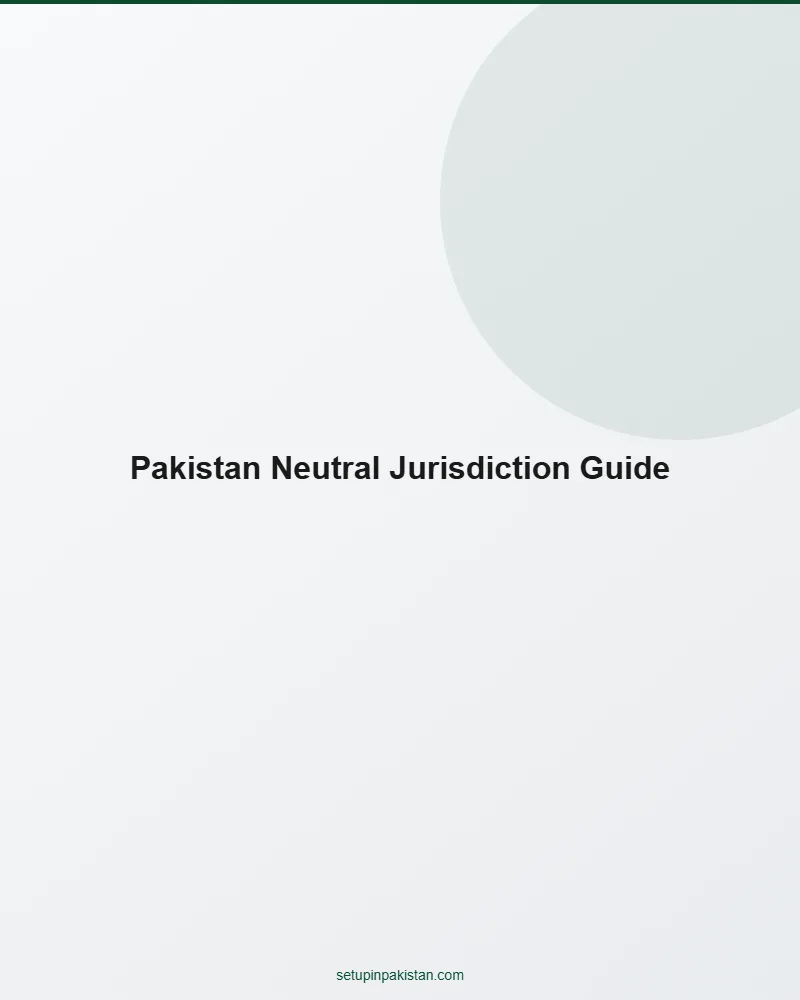 Pakistan as Neutral Jurisdiction — Complete Investor Guide 2 Step-by-step infographic for pakistan as neutral jurisdiction