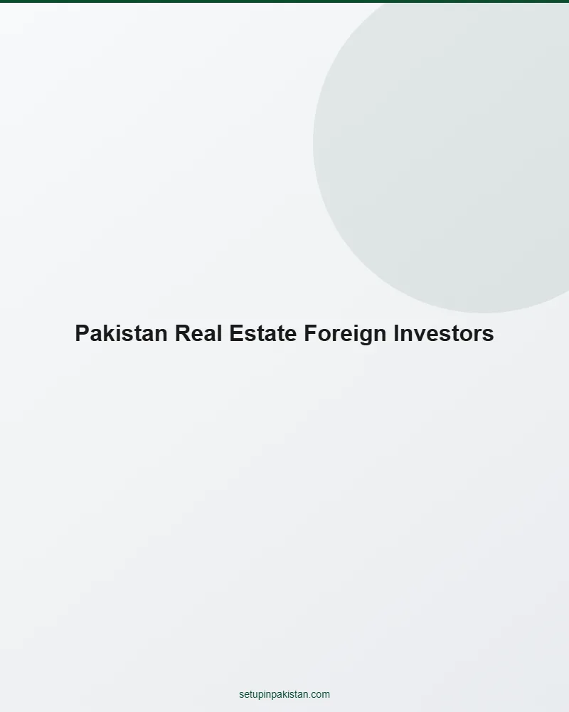 Pakistan Real Estate for Foreign Investors — RDA Property Gu 2 Step-by-step infographic for pakistan real estate for foreign investors