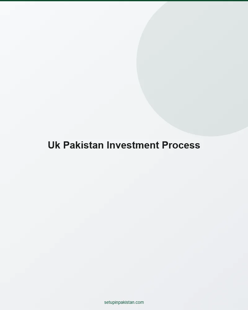 Invest in Pakistan from UK — Company Registration Guide 2026 2 Step-by-step infographic for British investors registering company in Pakistan