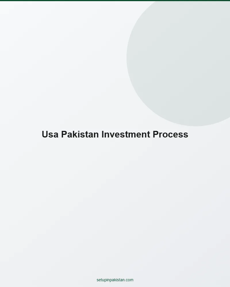 Invest in Pakistan from USA — Company Registration Guide 202 2 Step-by-step infographic for American investors registering company in Pakistan