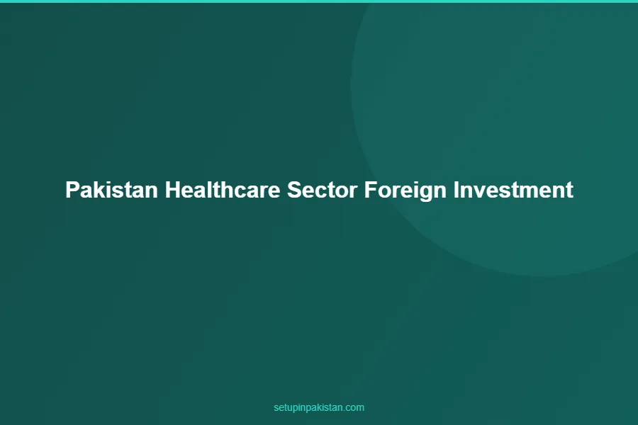 Pakistan Healthcare — Foreign Investment Opportunities 2026 2 Pakistan healthcare market size chart 2020-2030